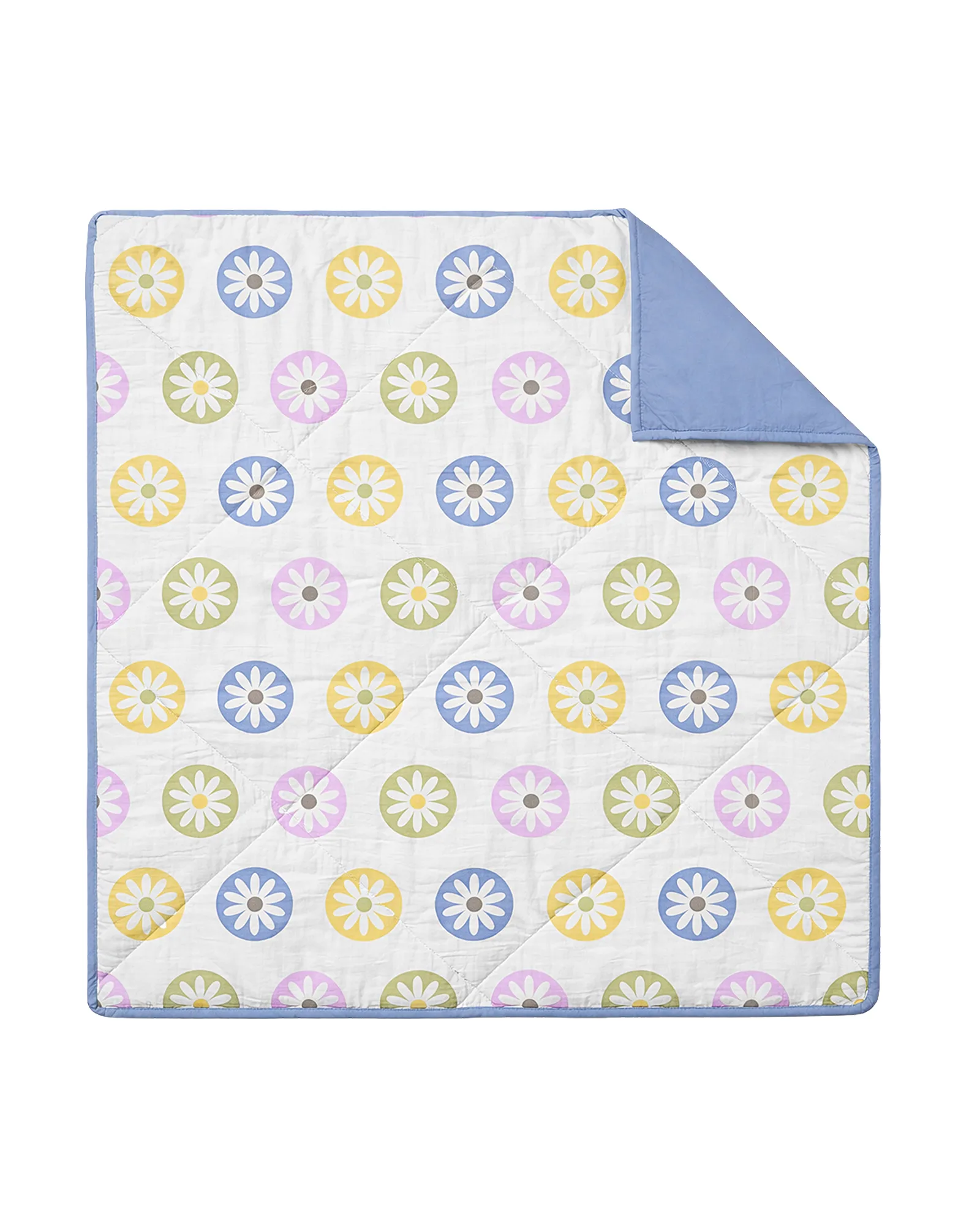 Rainbow Daisy Quilt