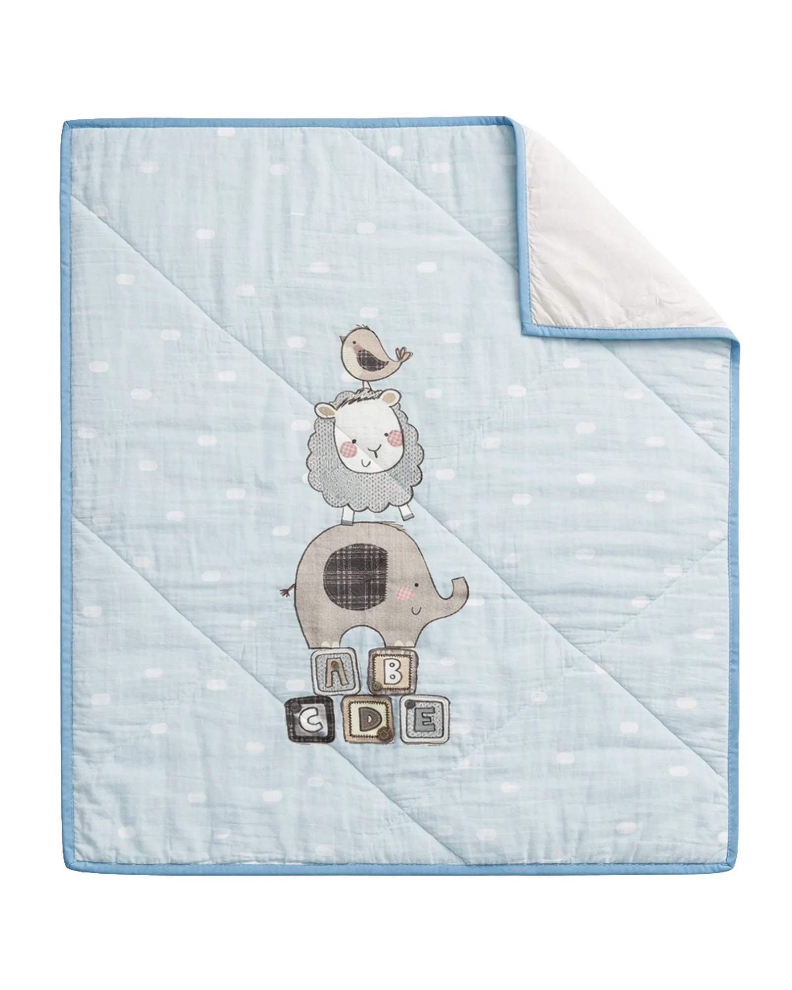 Stacked Animals Appliqué Quilt