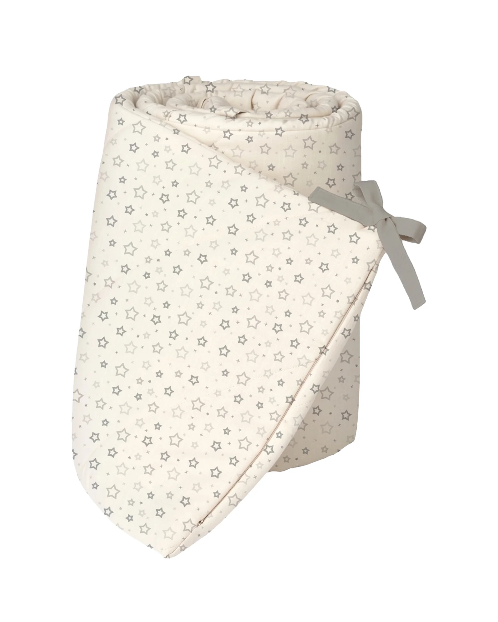 Grey Stars Bed Bumper