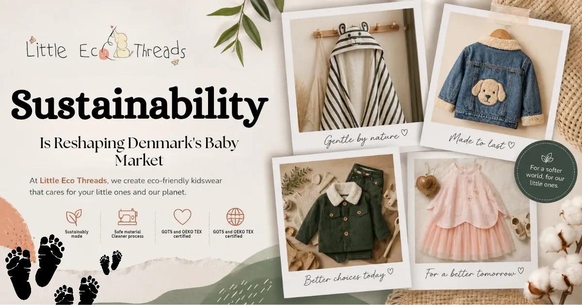 Denmark's sustainable baby clothing market: organic cotton baby garments, Nordic circular-economy values and a traceable supply chain for children's apparel brands