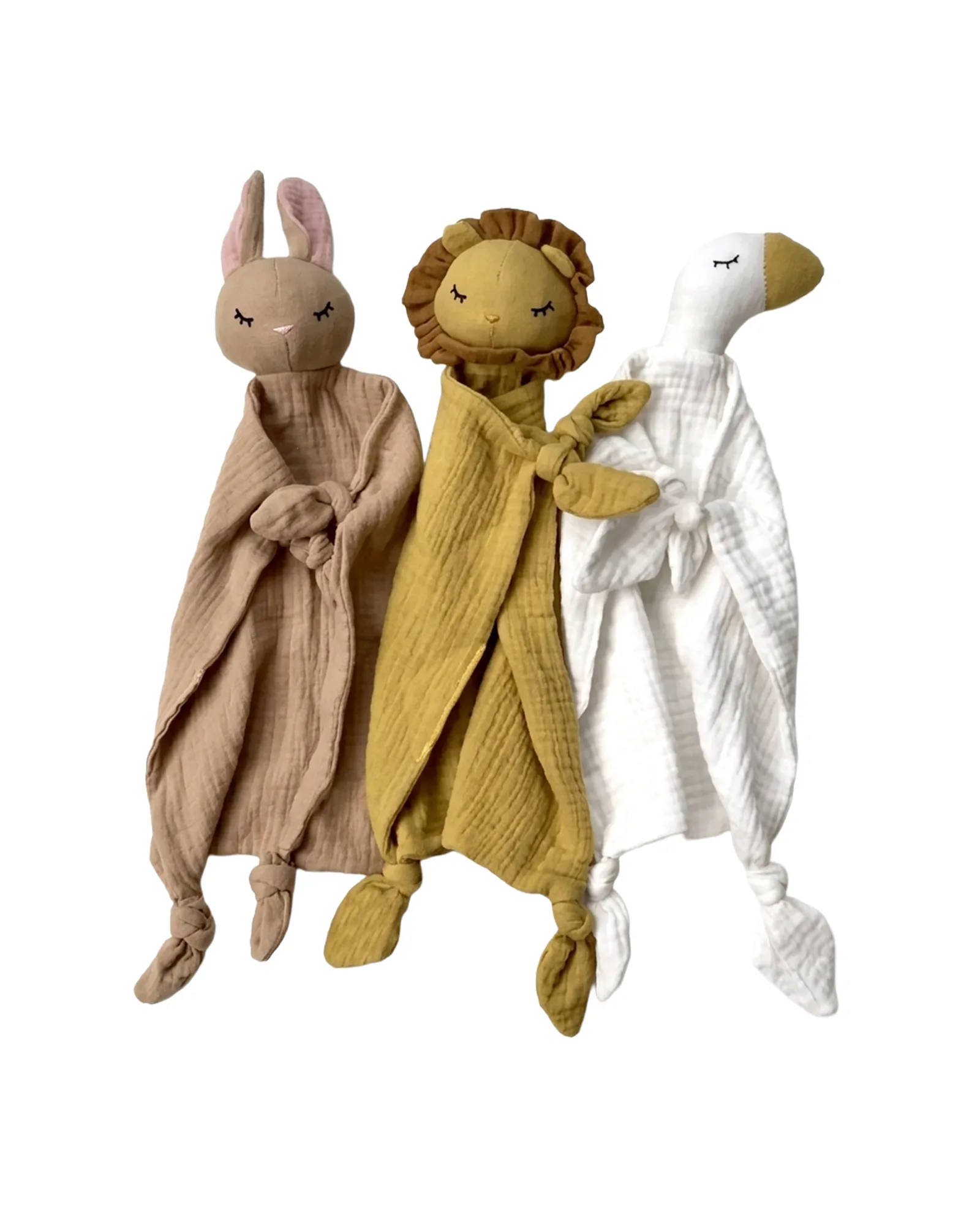 Bunny, Lion & Goose Set