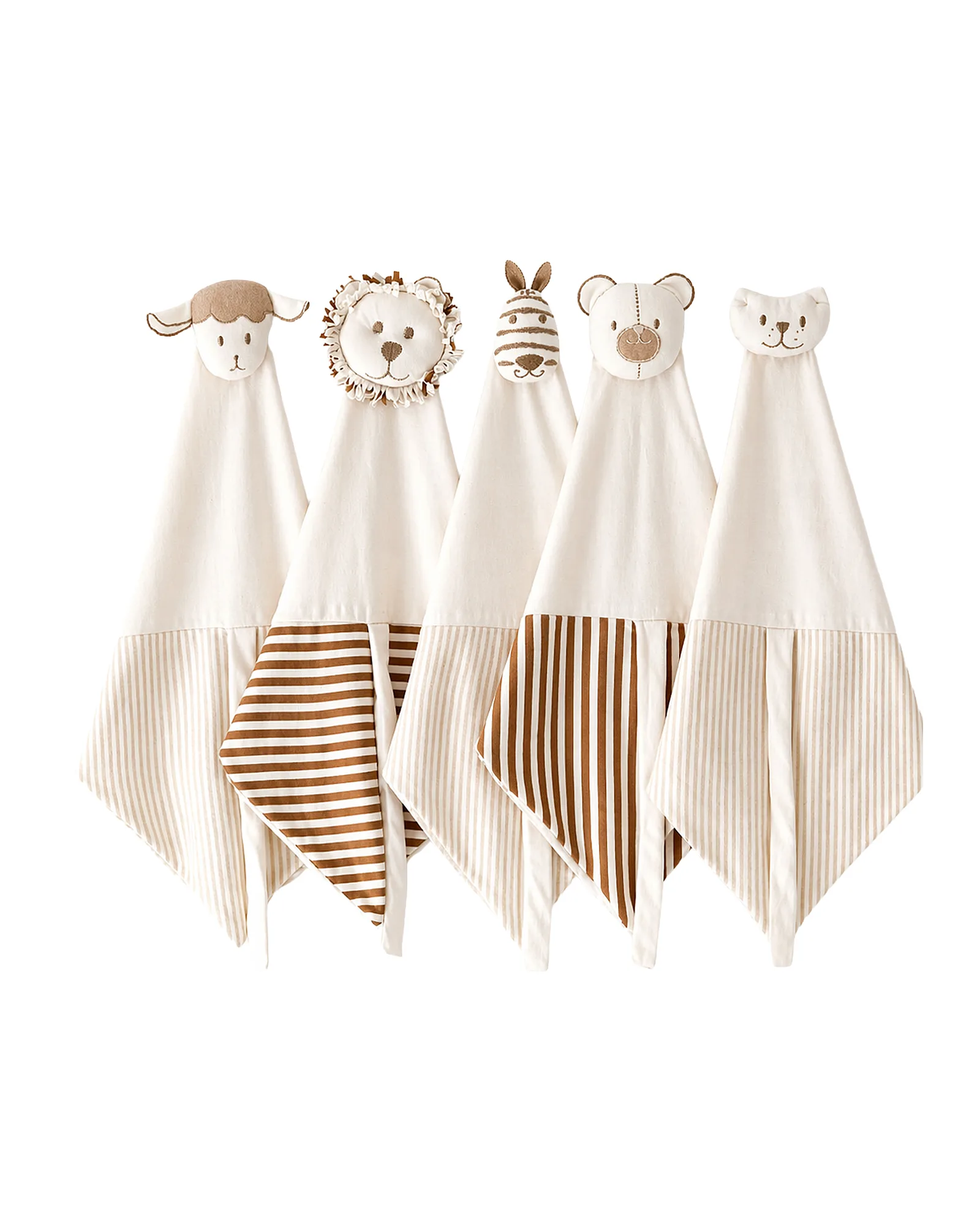 Safari Stripe Lovey Set