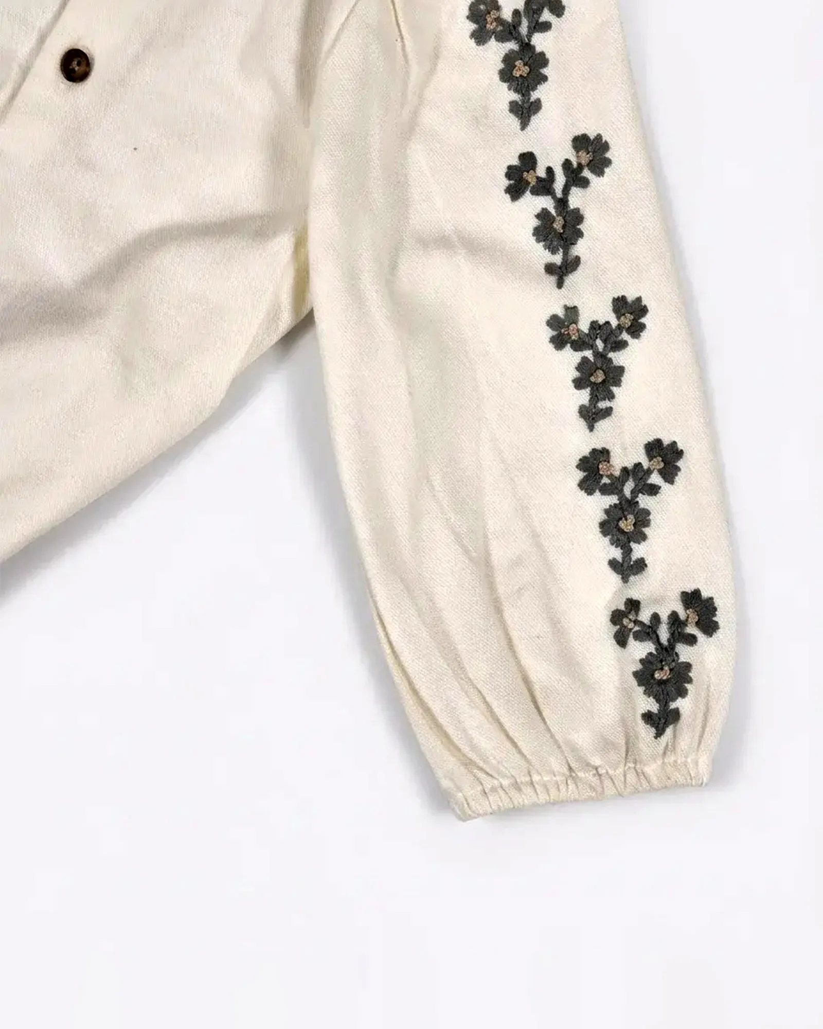 Dark Floral Sleeve Romper thumbnail 2