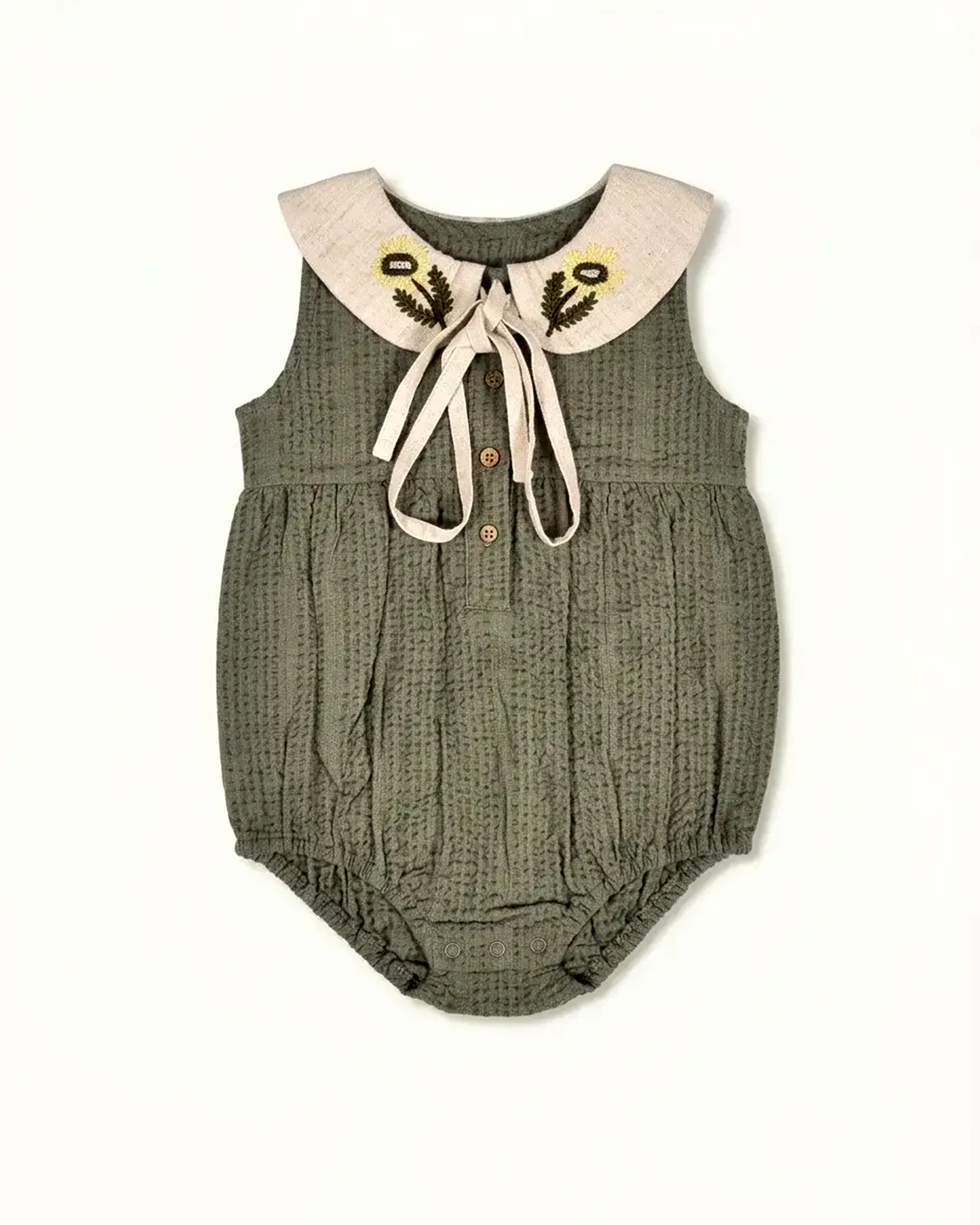 Sunflower Collar Romper