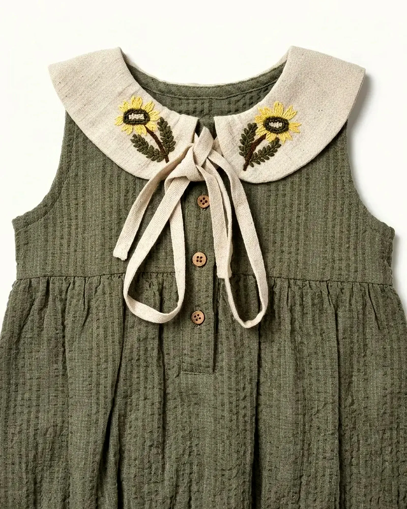 Sunflower Collar Romper thumbnail 2