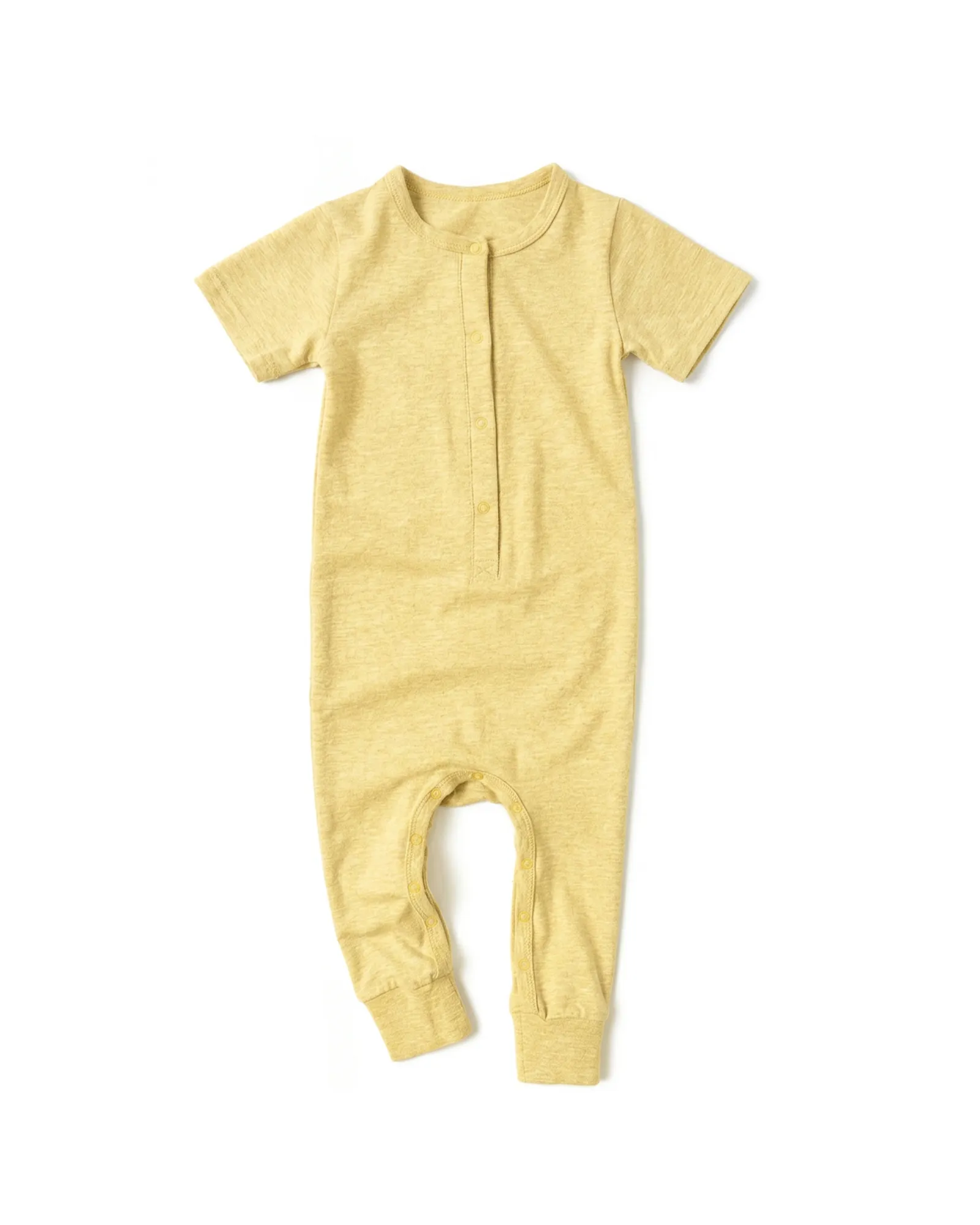 Buttercup Ribbed Zip Romper