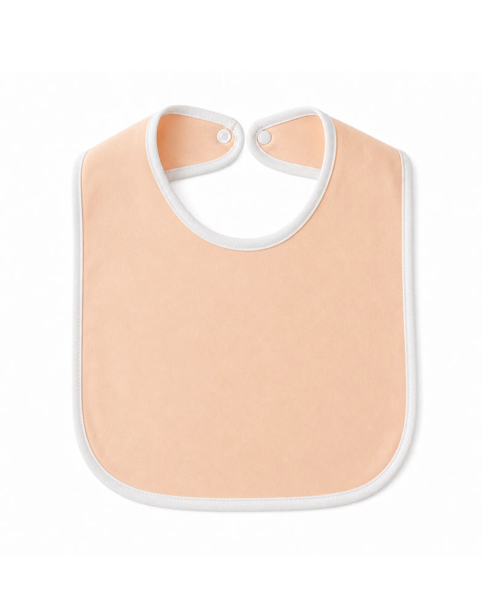Peach Cotton Bib
