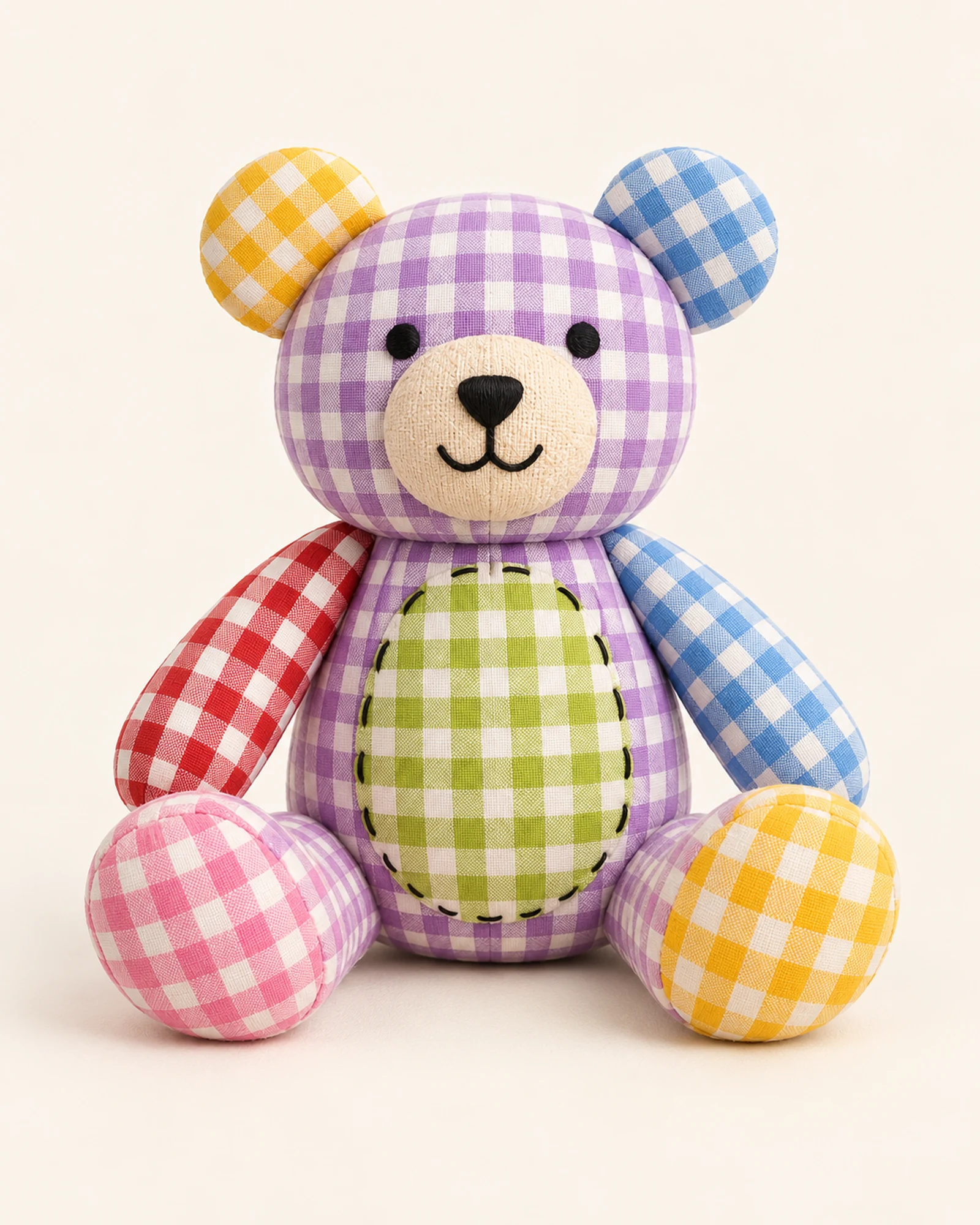 Gingham Teddy Bear