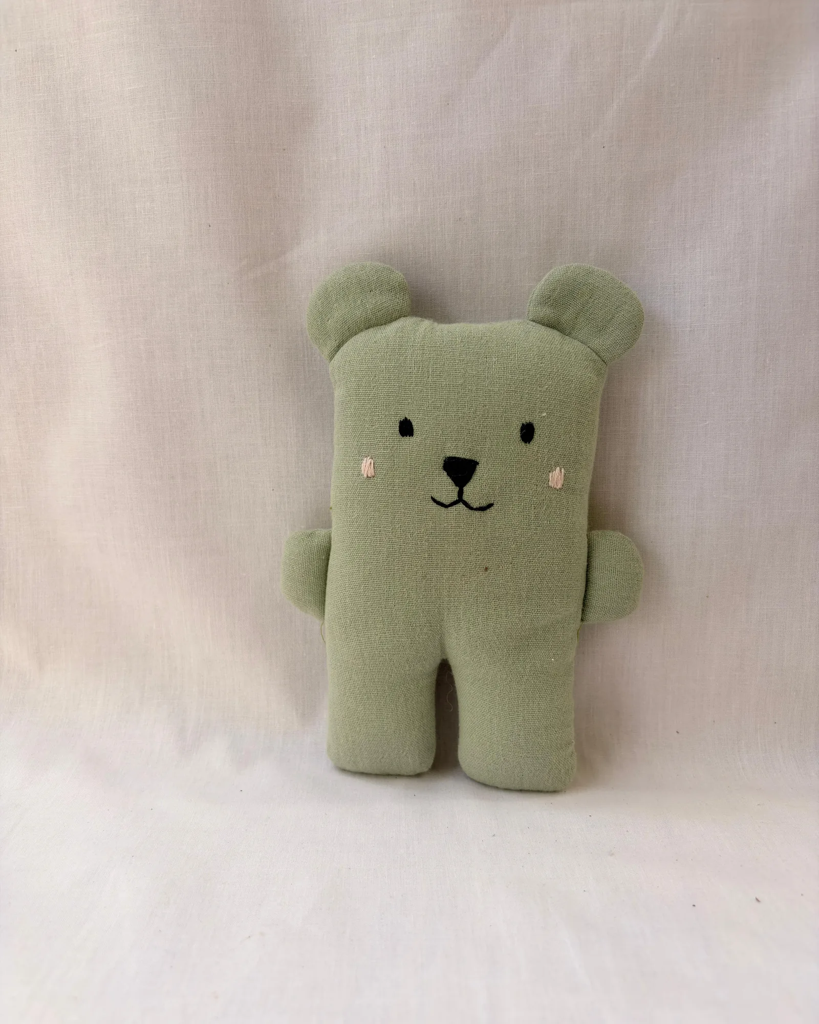 Muslin Bear Pocket Toy thumbnail 2