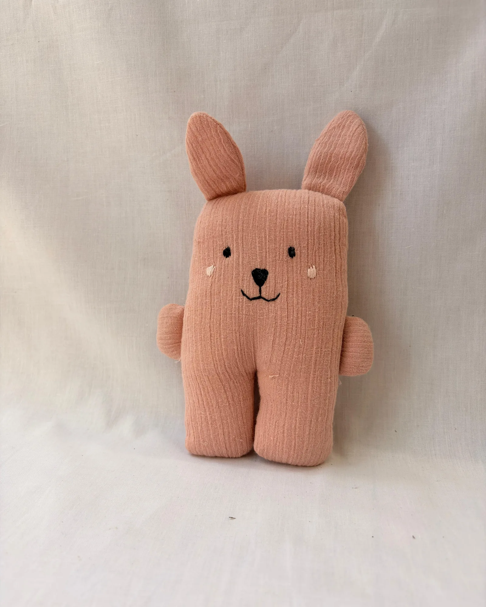 Muslin Bunny Pocket Toy