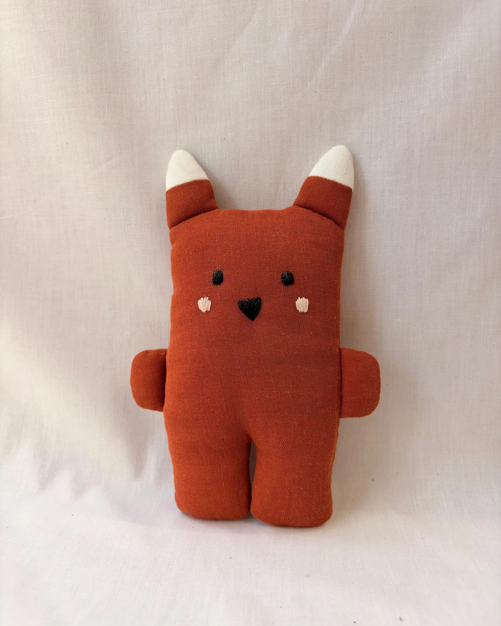 Muslin Fox Pocket Toy