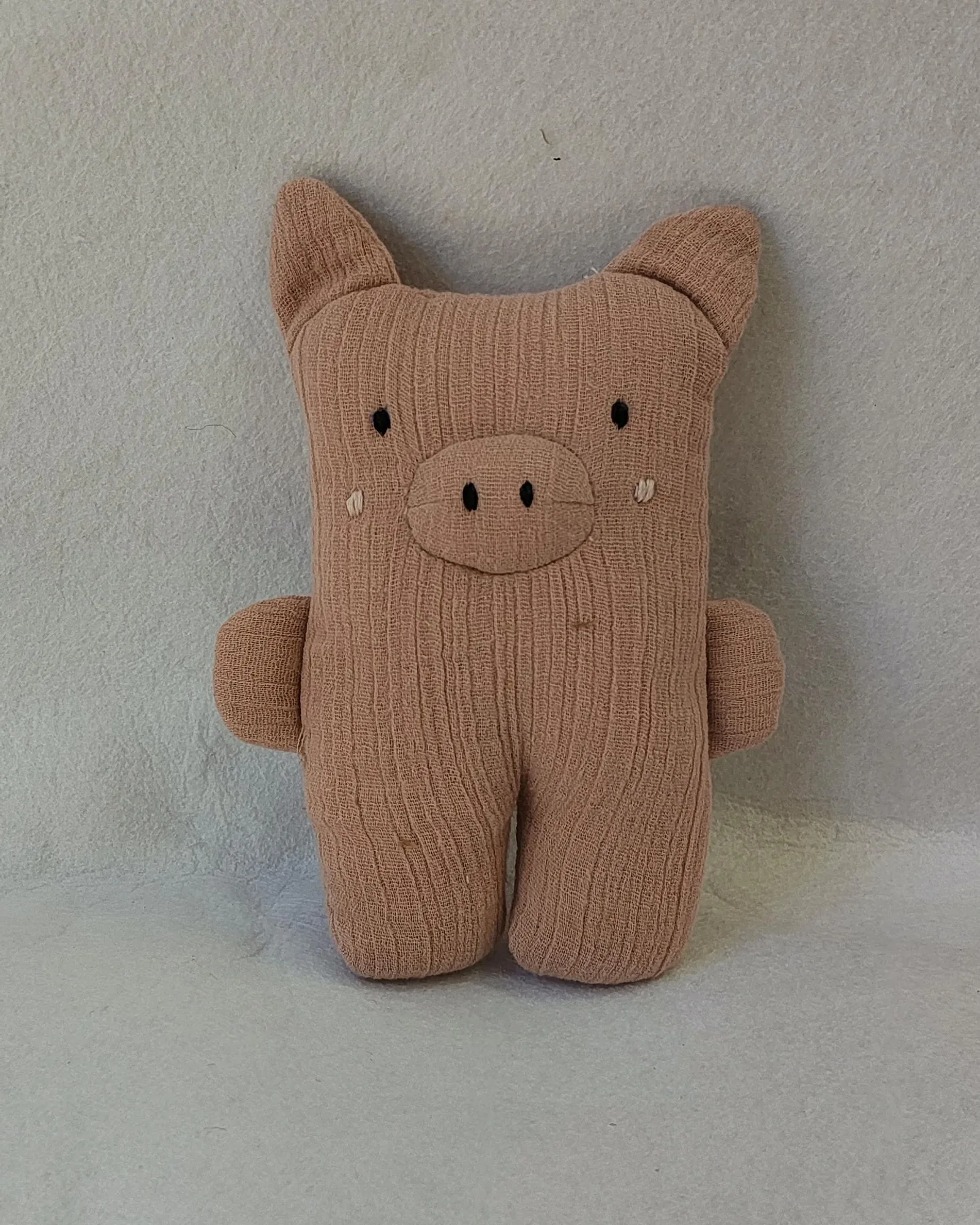 Muslin Pig Pocket Toy