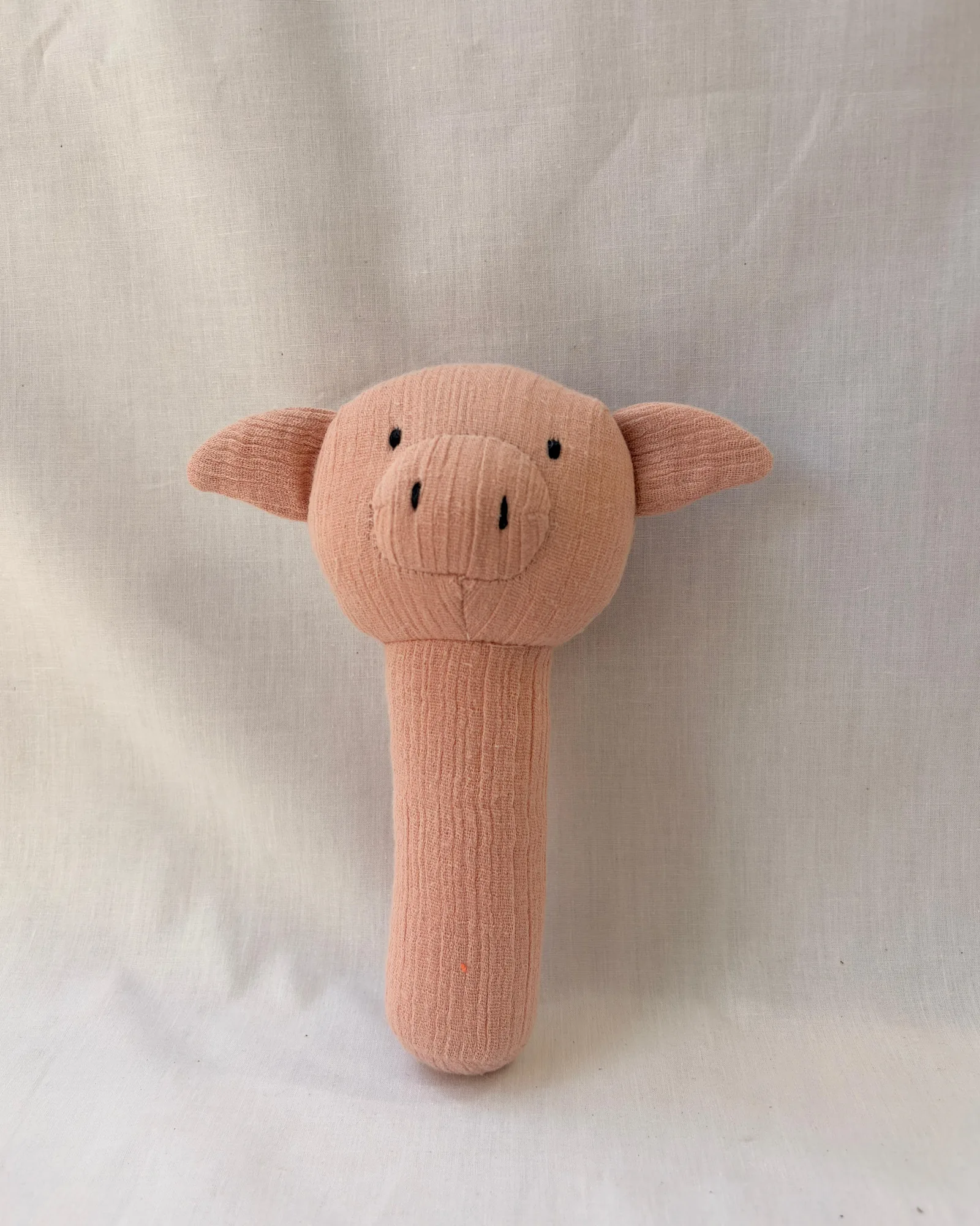 Muslin Pig Rattle