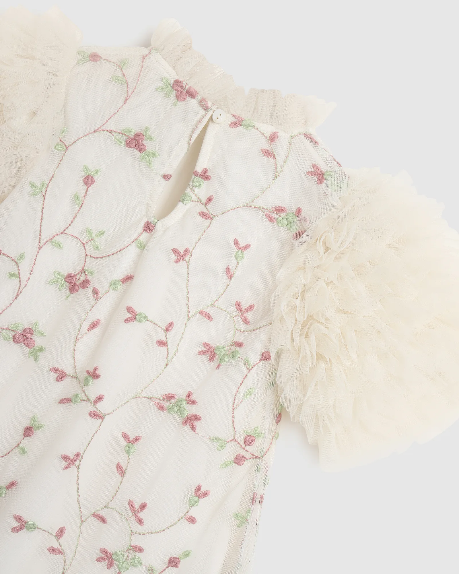 Embroidery Net Dress thumbnail 4