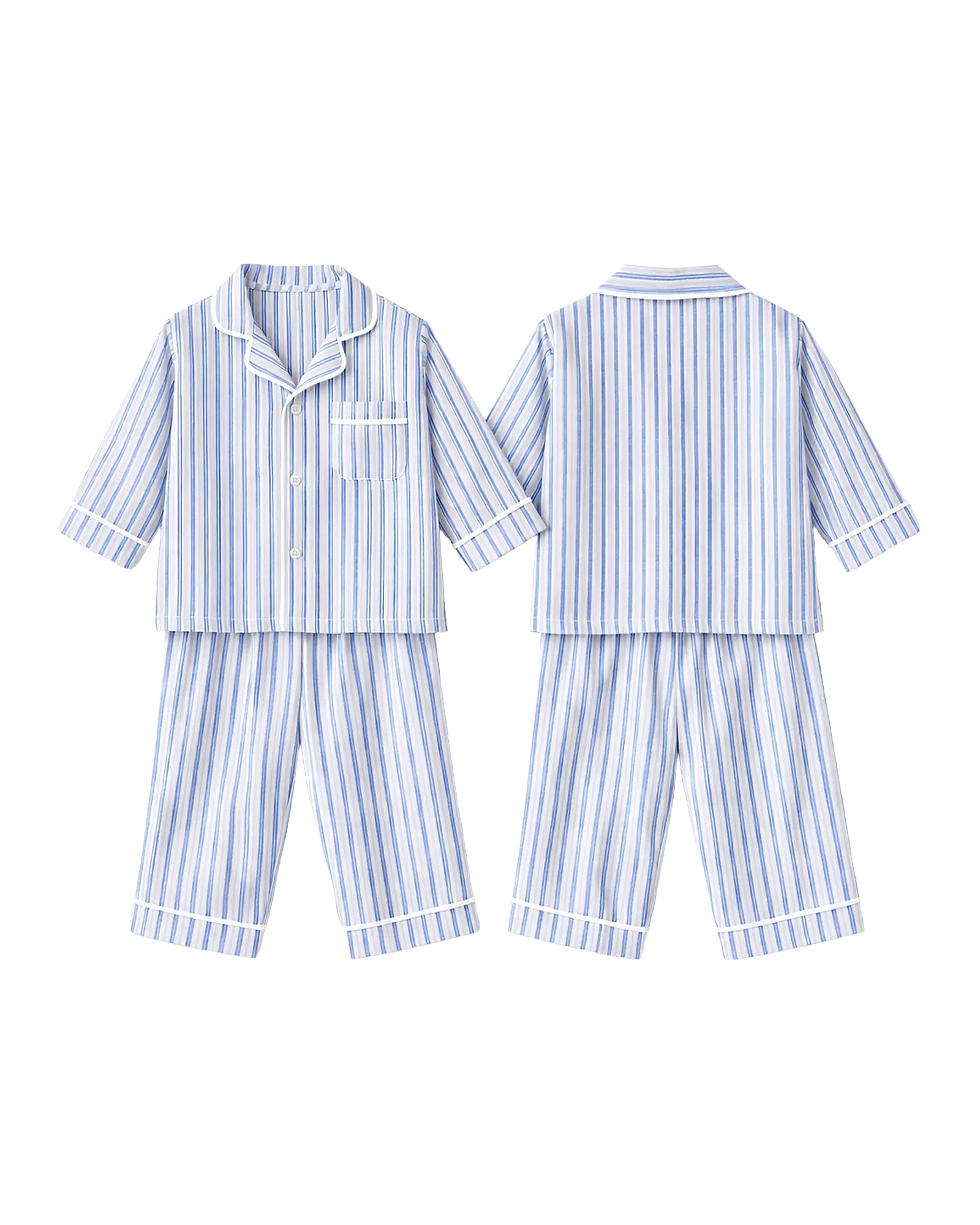 Blue Multi-Stripe PJ Set