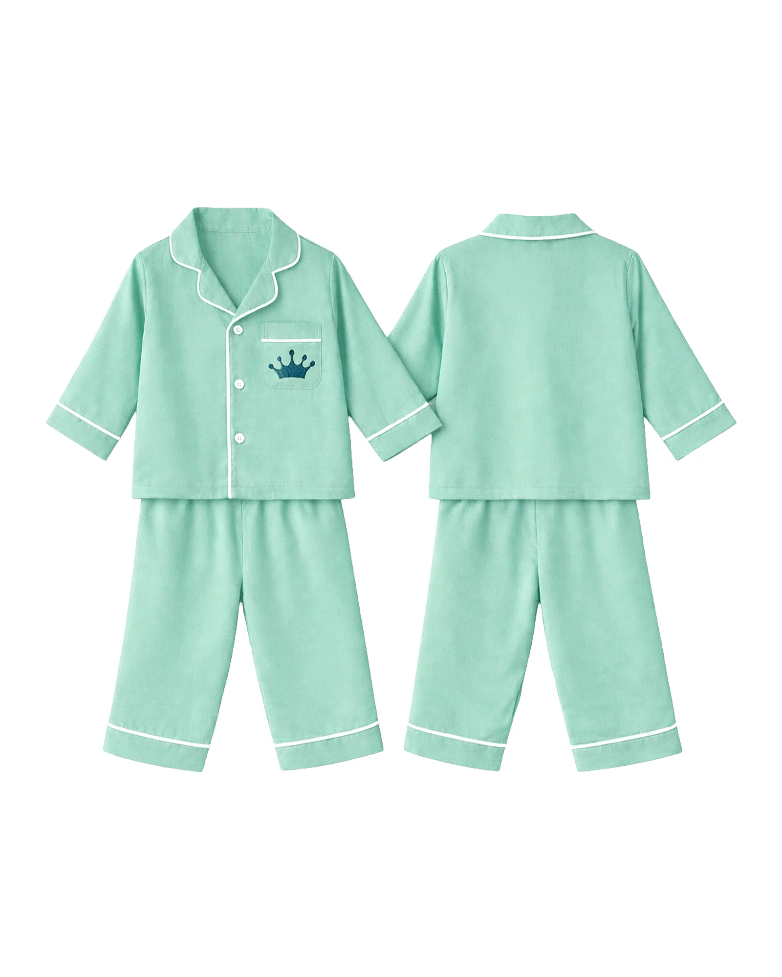 Mint Crown PJ Set