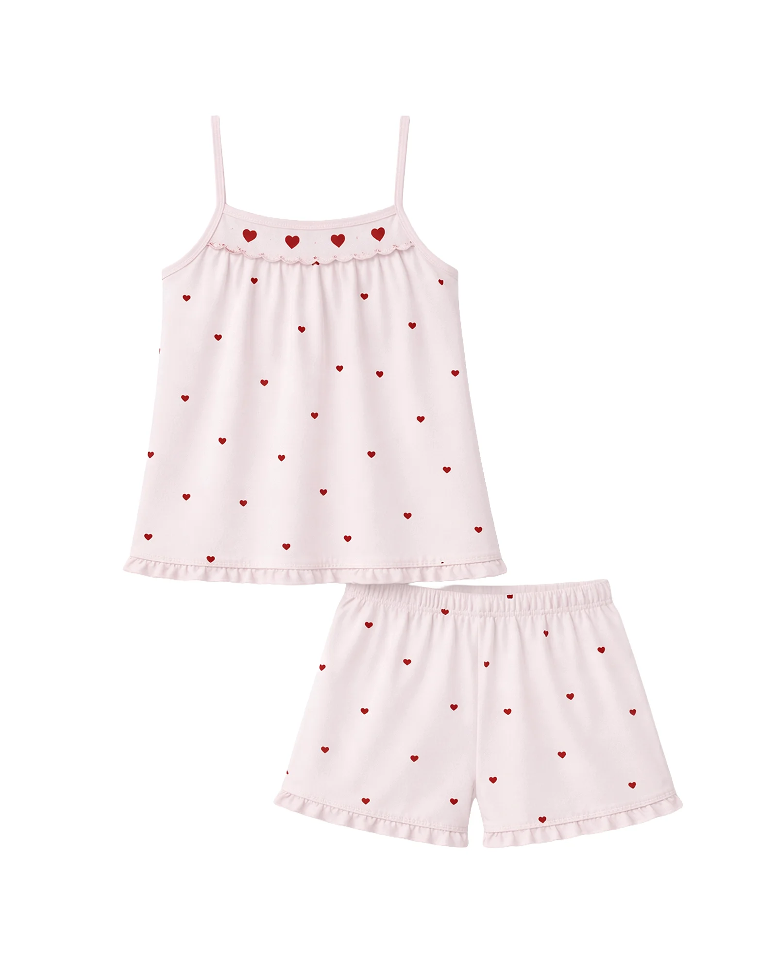 Pink Heart Cami PJ Set