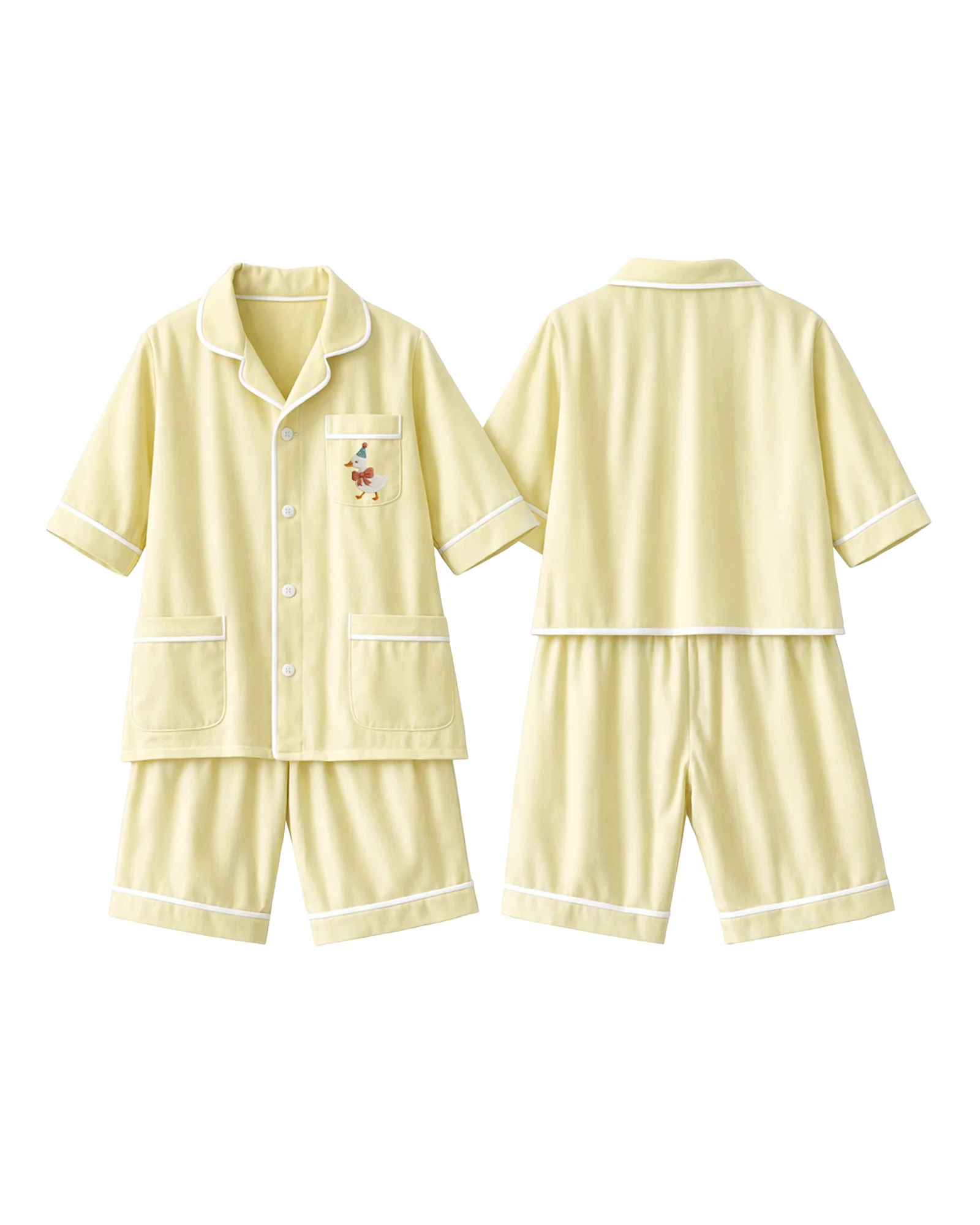 Yellow Bird Short PJ Set