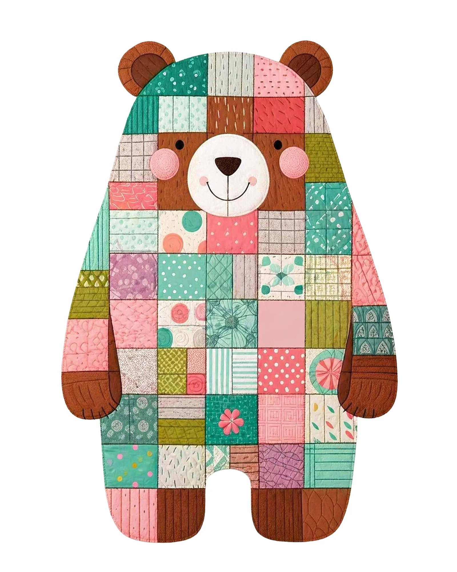 Patchwork Bear Play Mat