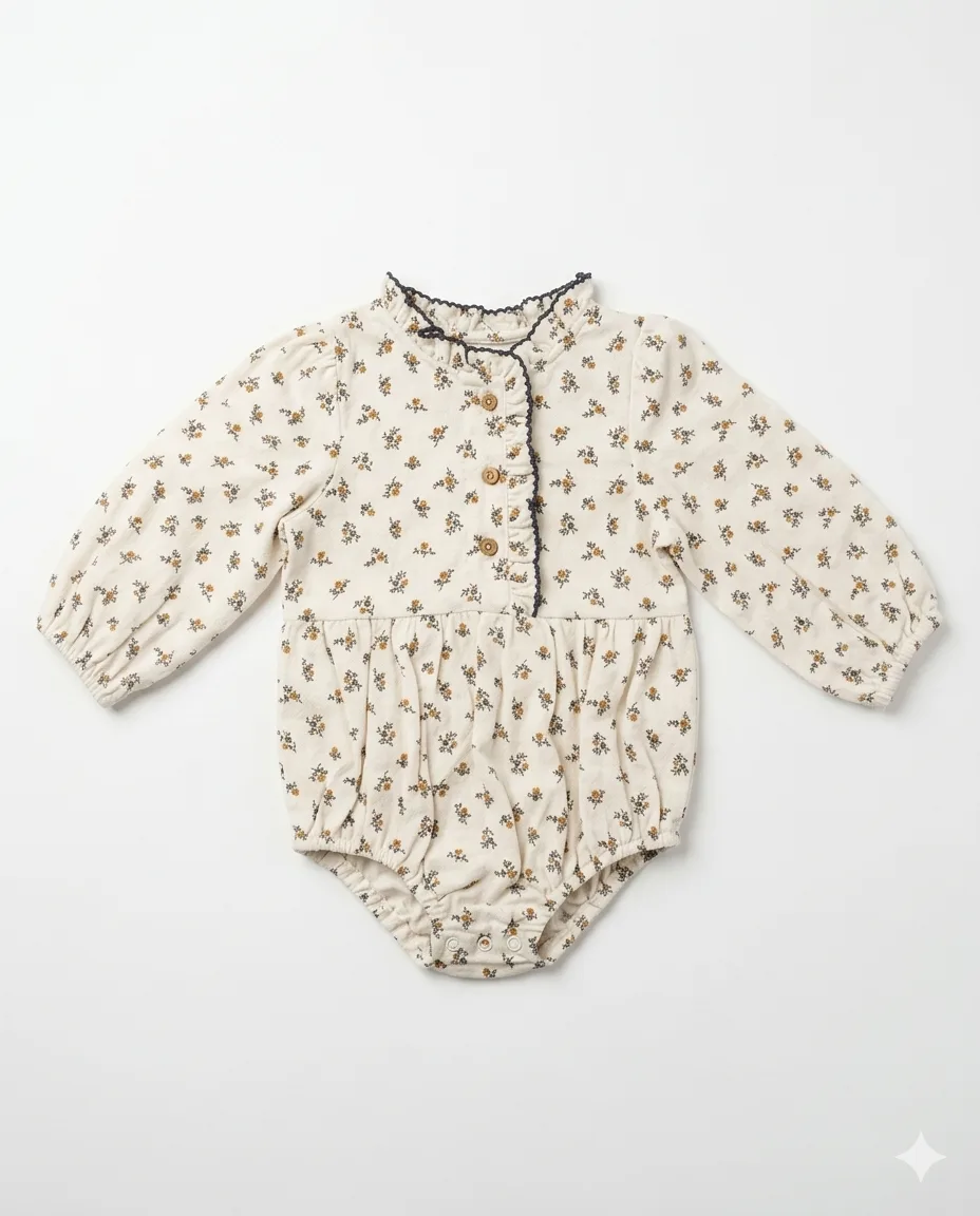 Ditsy Floral Bubble Romper