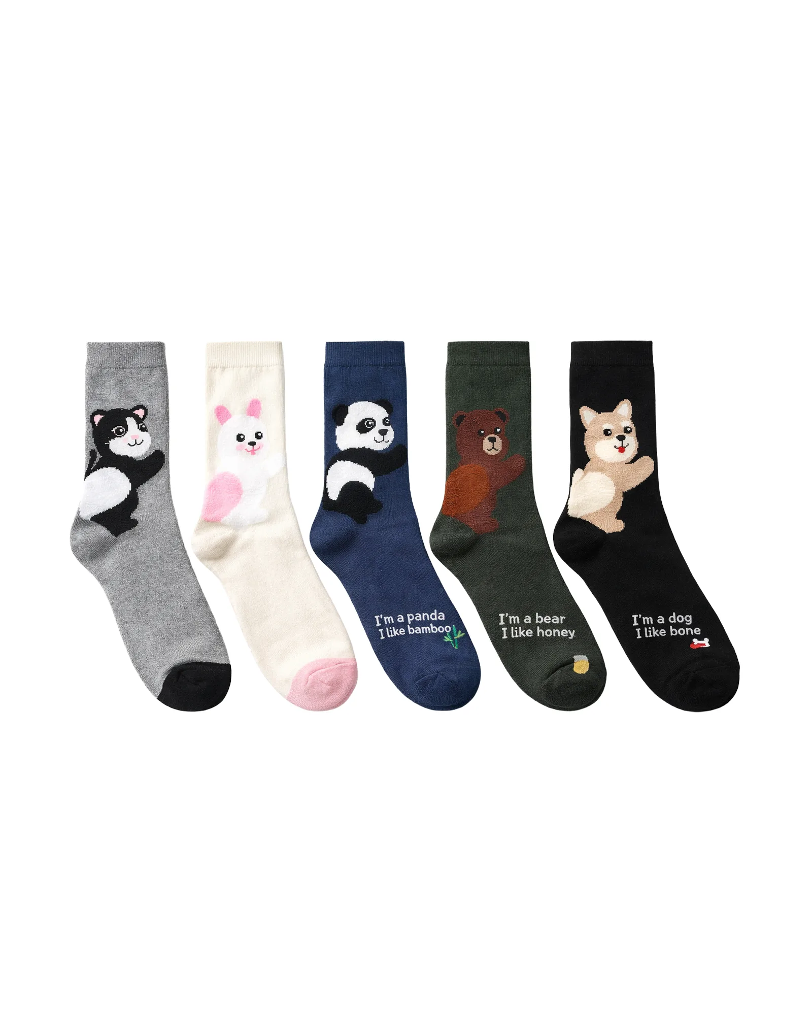 Animal Pals Crew Socks