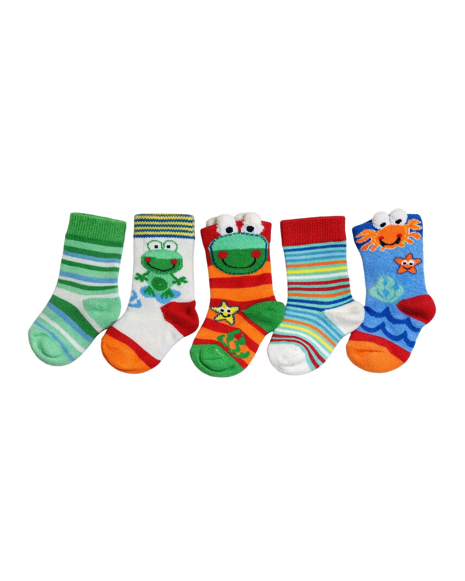 Frog & Crab Ankle Socks