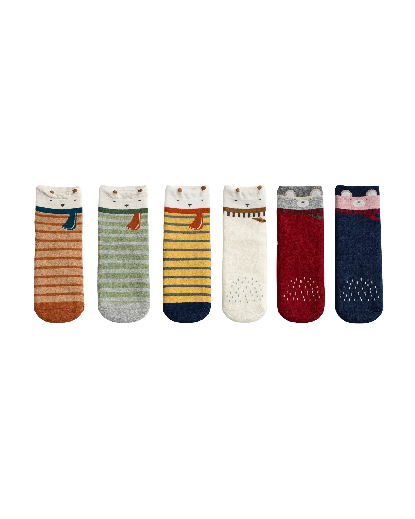 Striped Animal Top Socks — image 1