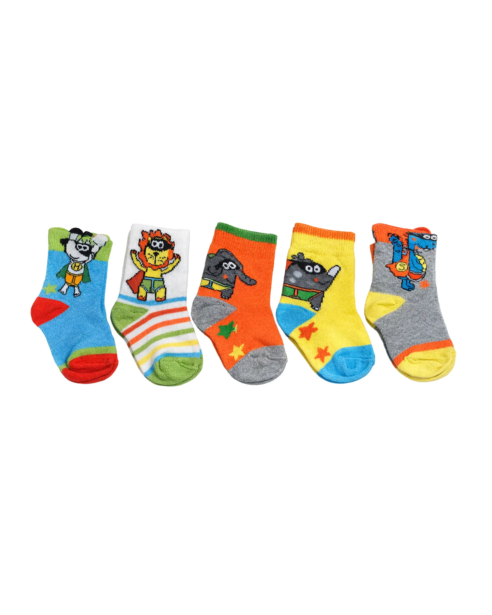 Superhero Animals Crew Socks
