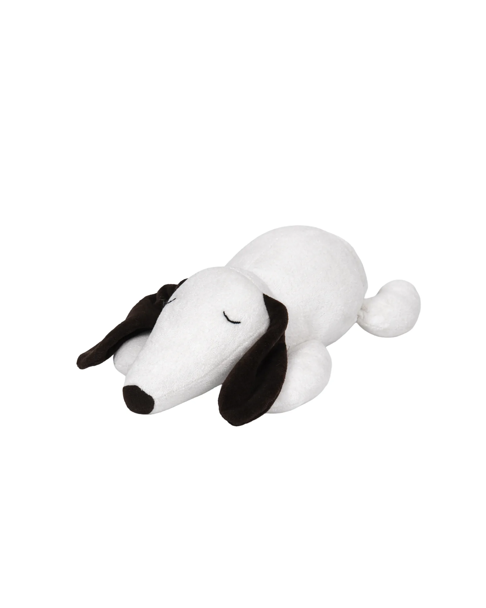 Sleeping Snoopy-Style Dog Plush
