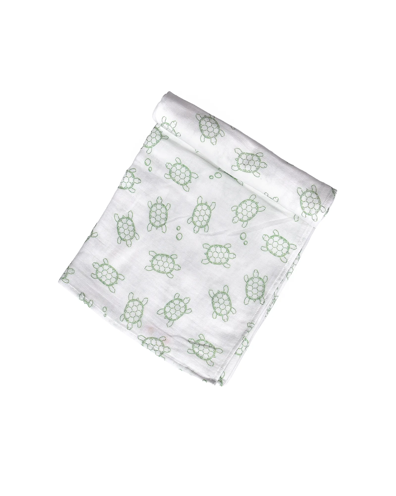 Little Turtles Muslin Swaddle thumbnail 2
