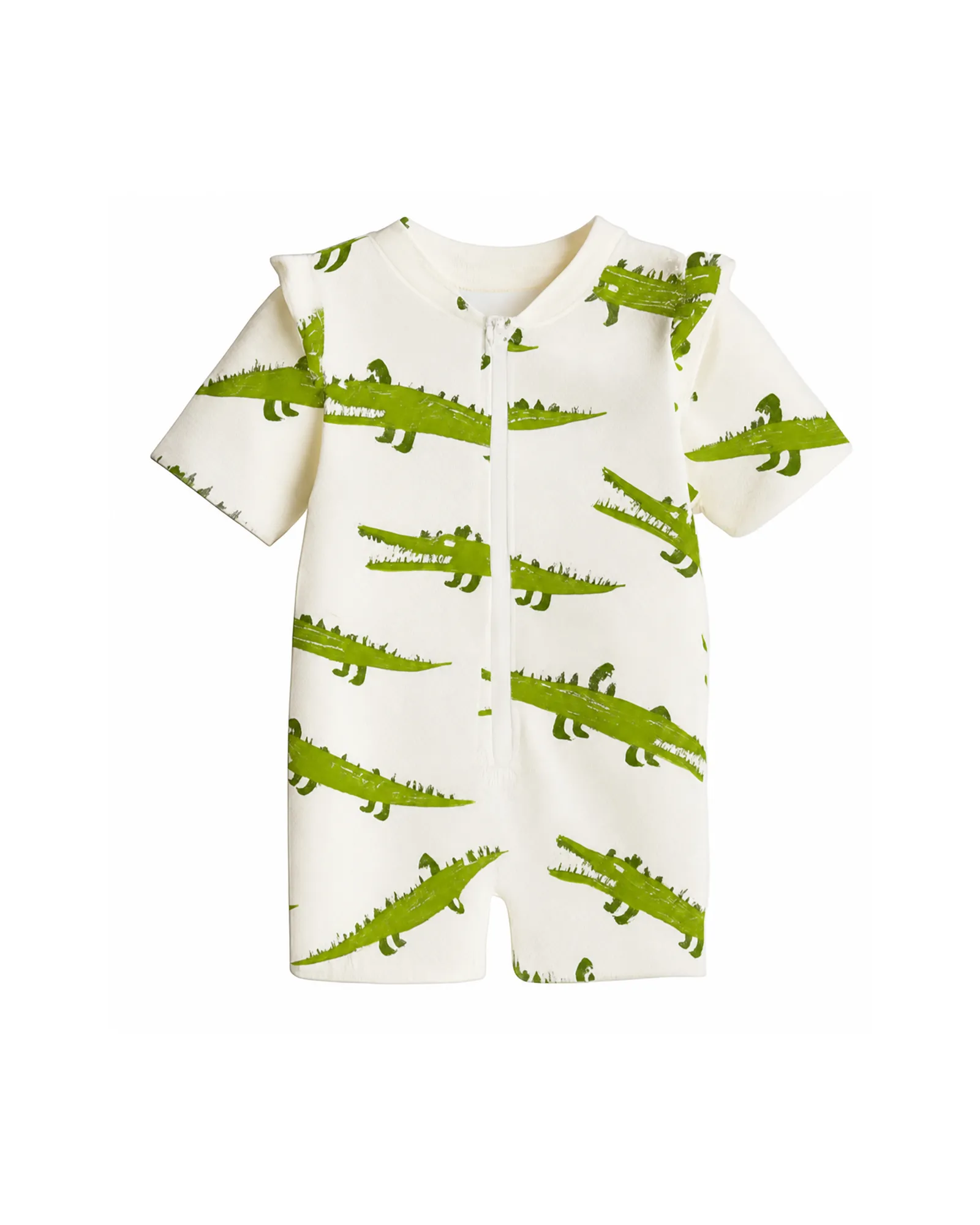 Crocodile Print Rash Guard