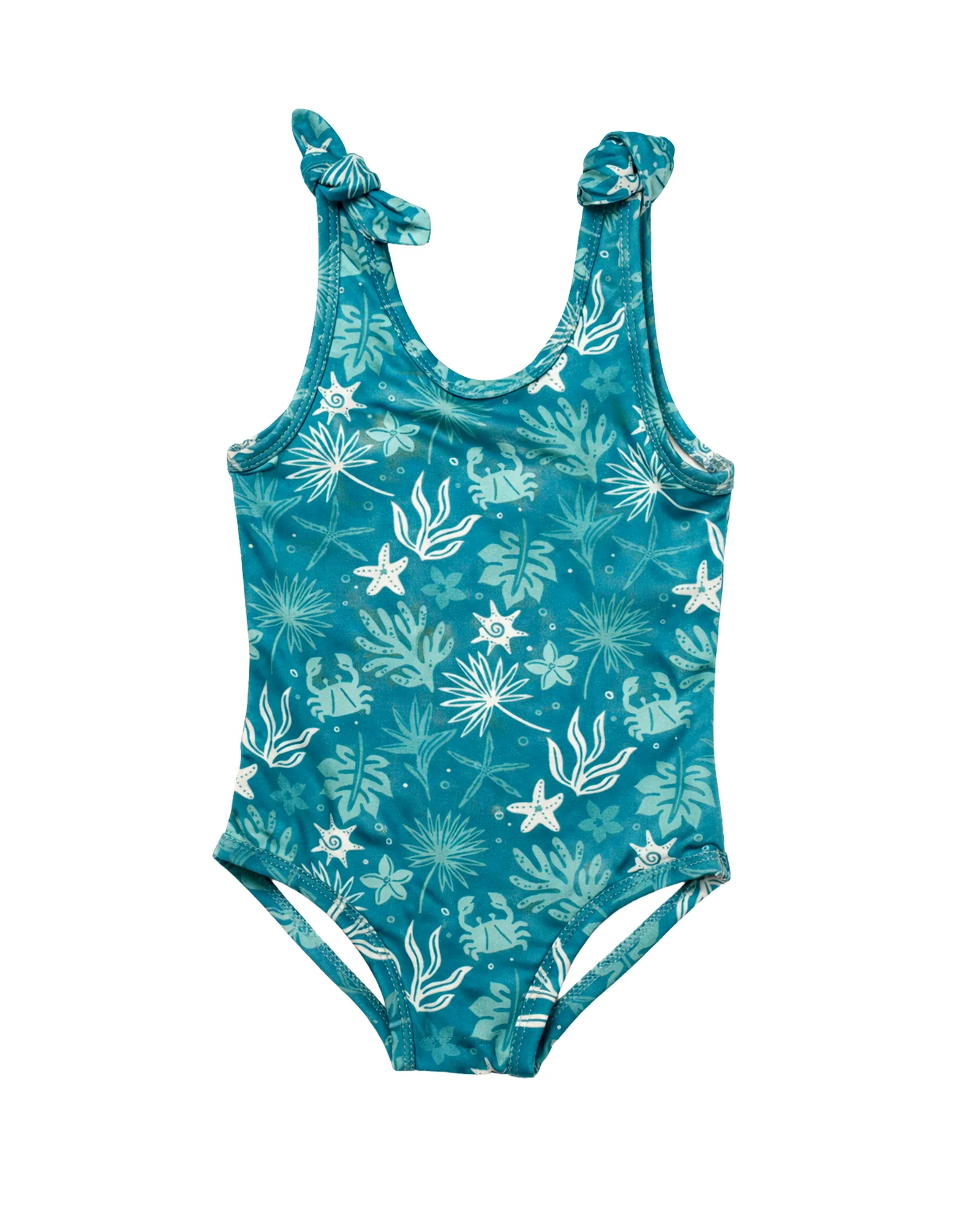 Ocean Garden Tie Shoulder Swimsuit