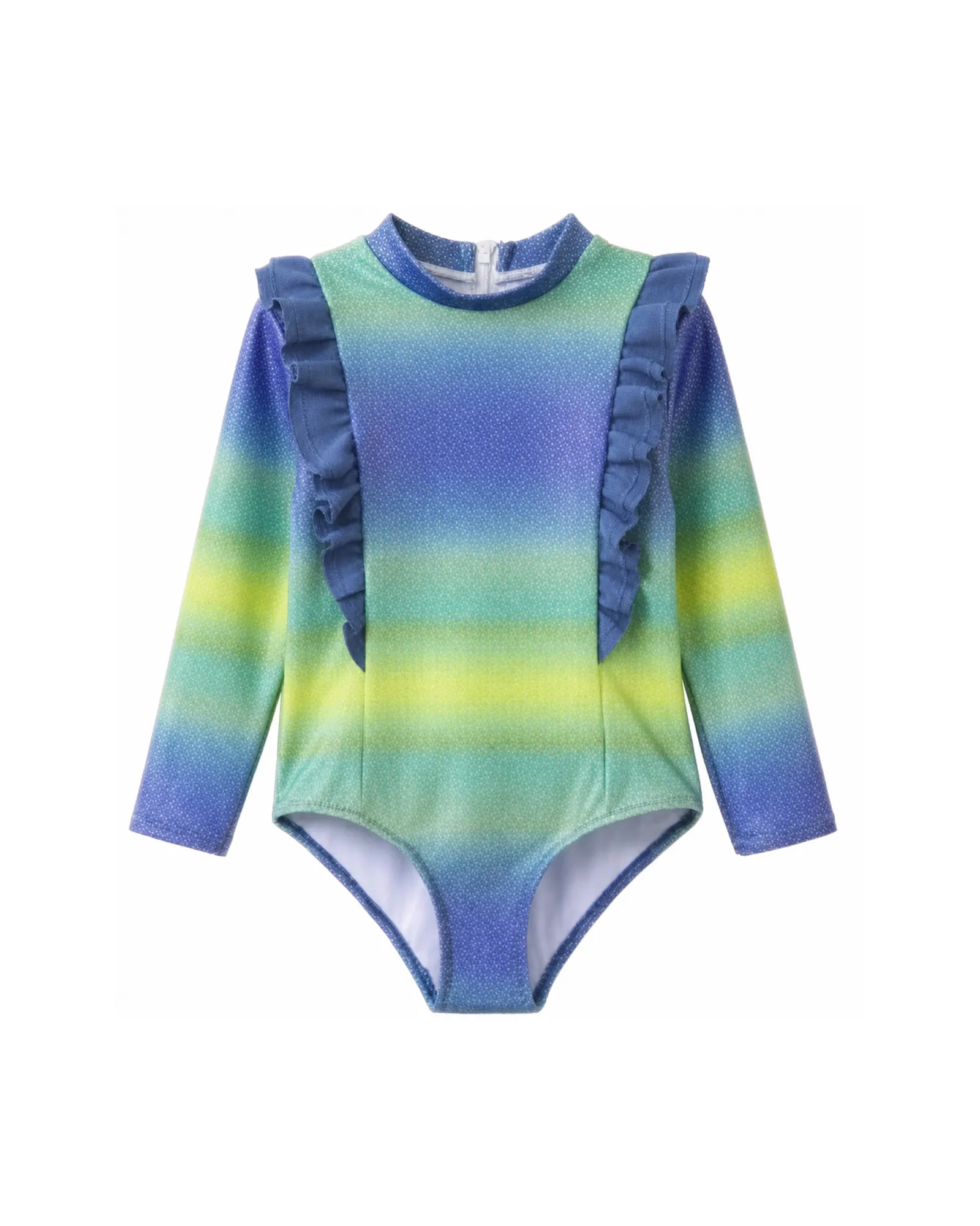 Ombre Ruffle Swimsuit