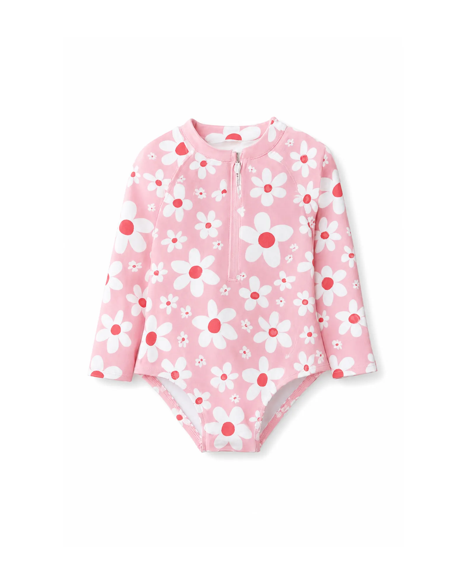 Pink Floral Rash Suit