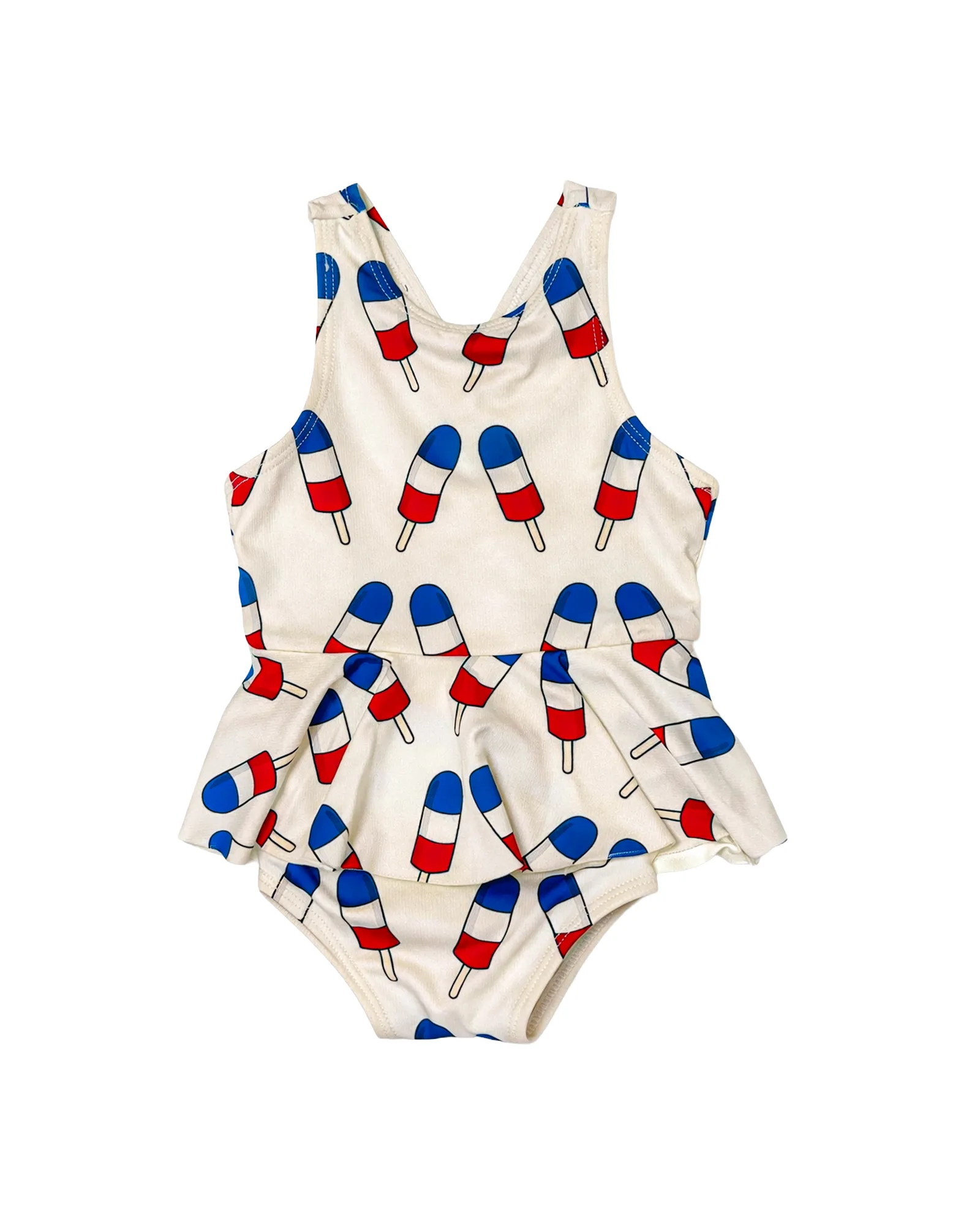 Popsicle Ruffle Baby Swimsuit