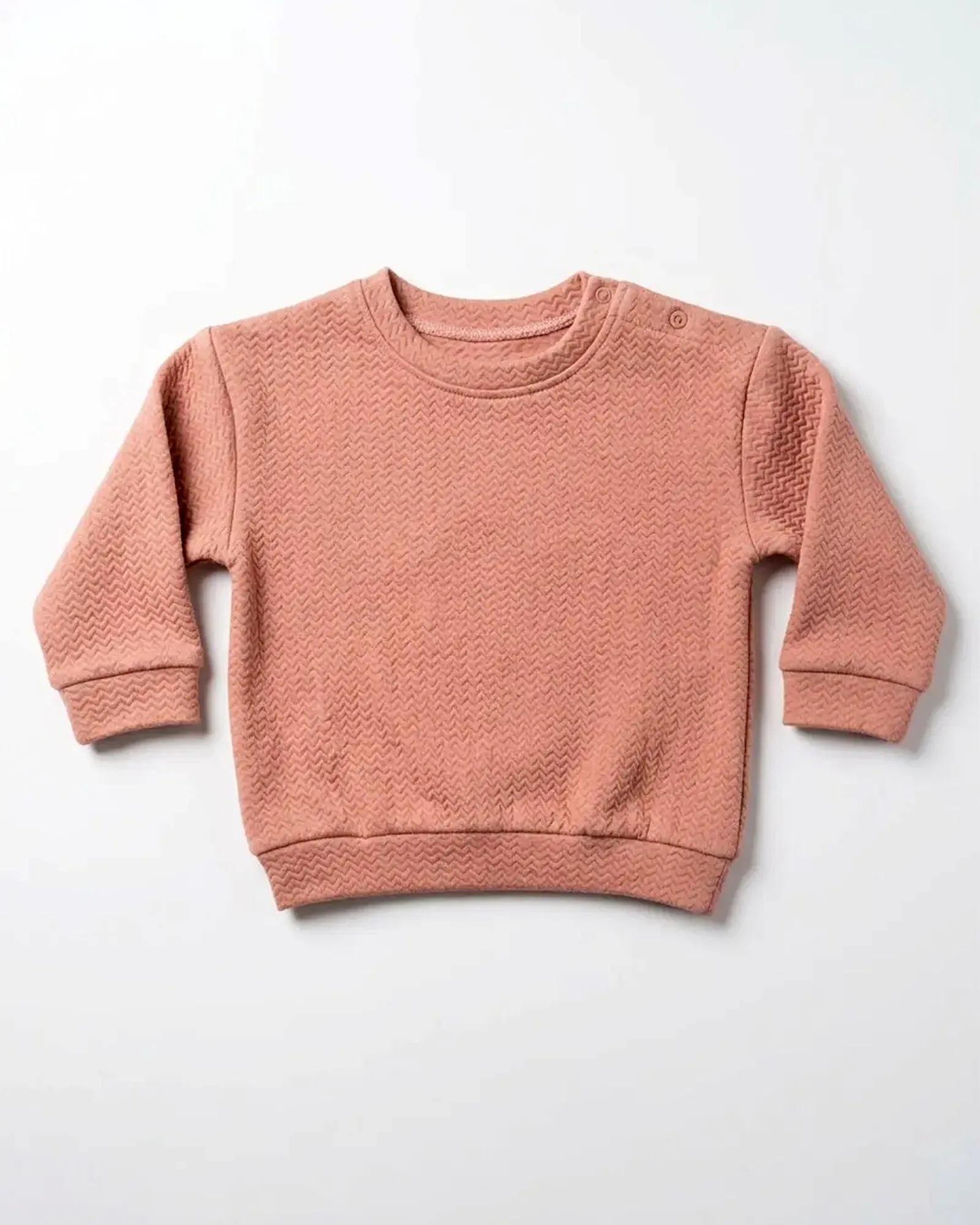 Waffle Knit Sweatshirt